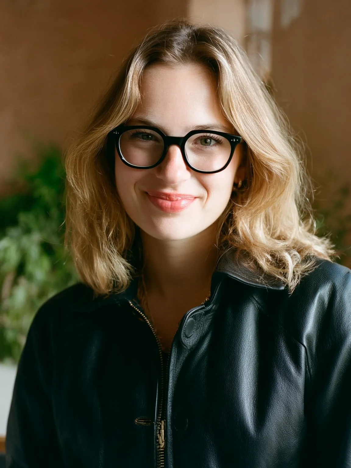 Soft Layered Shoulder-Length Cut in Warm Caramel Blonde